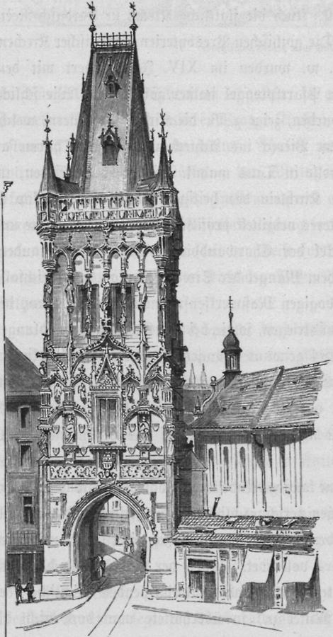 Illustration Pulverturm in Prag (1)