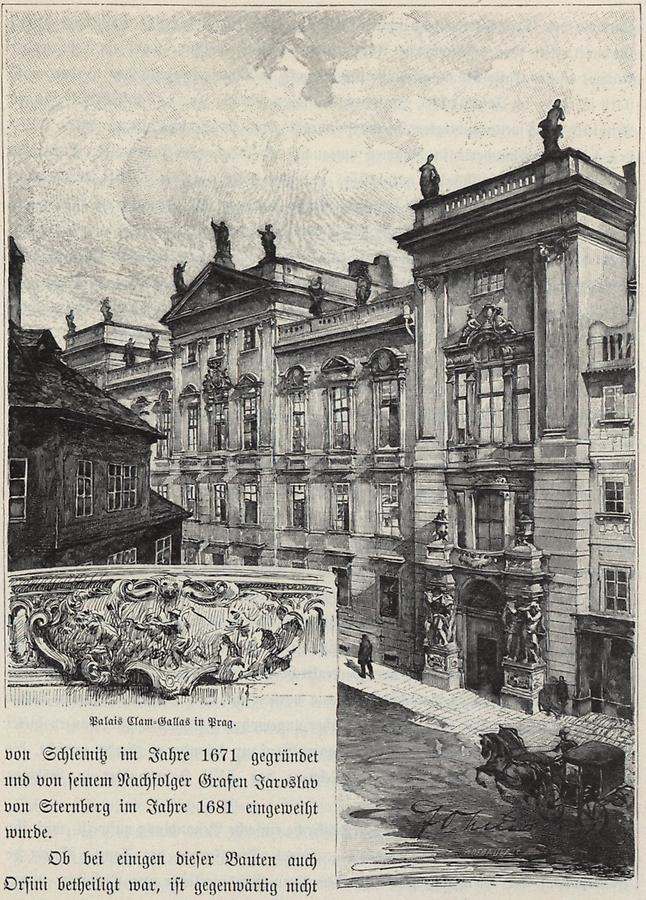 Illustration Palais Clam-Gallas in Prag