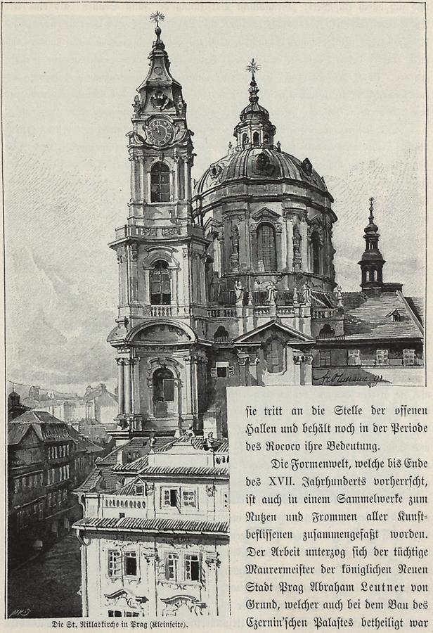 Illustration St. Niklaskirche in Prag