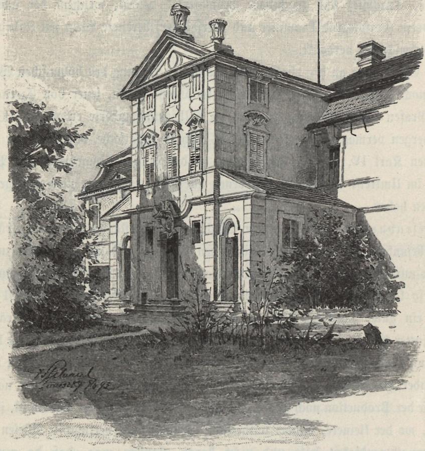 Illustration Kellereingang in Czernosek