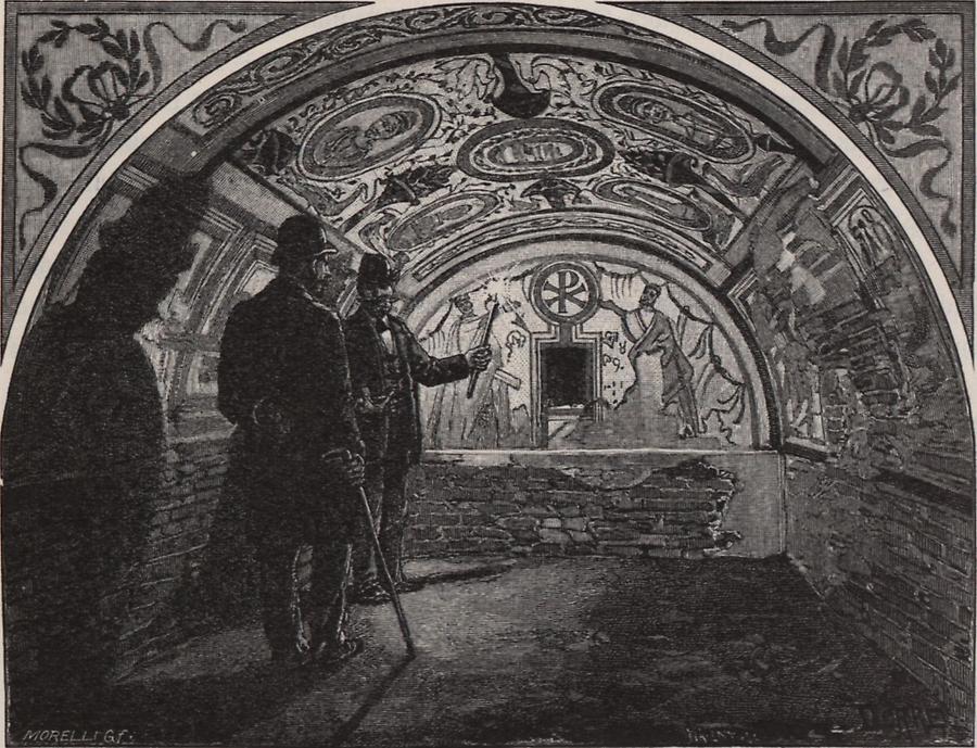 Illustration Grabkammer zu Fünfkirchen