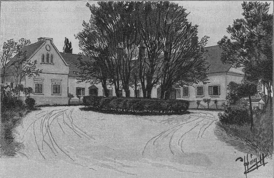 Illustration Franz Deaks Haus in Kehida