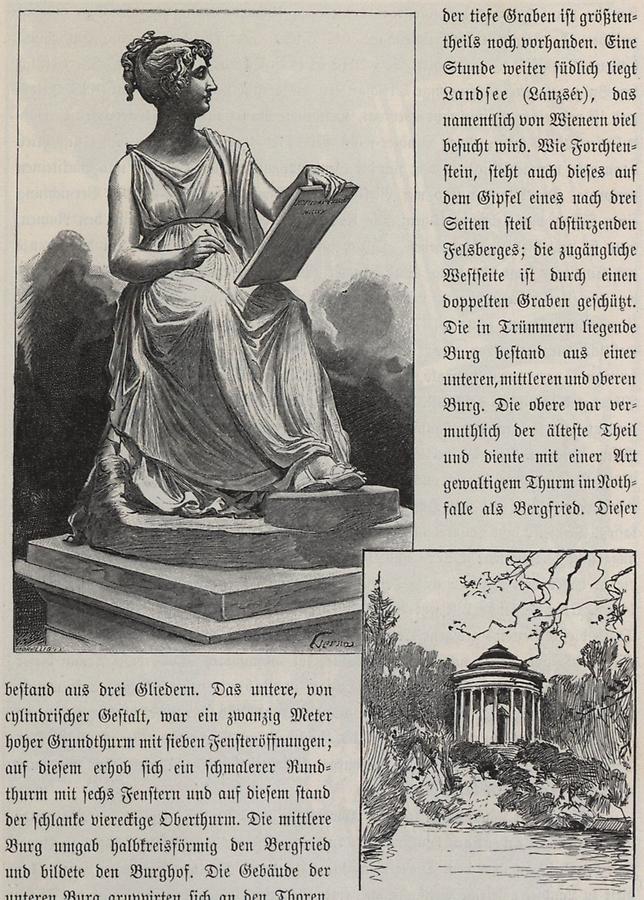 Illustration Statue Fürstin Esterhazy