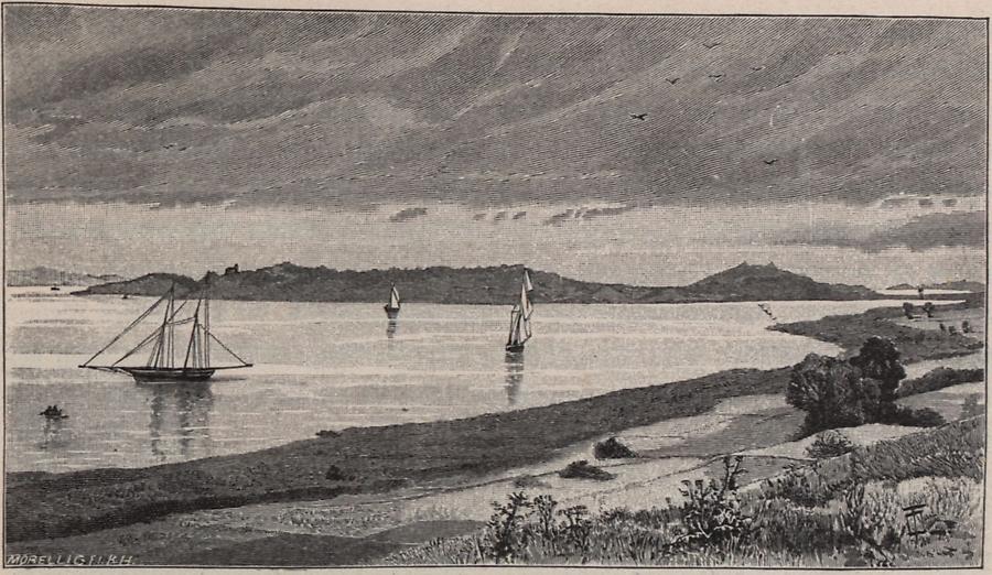 Illustration Halbinsel von Tihany