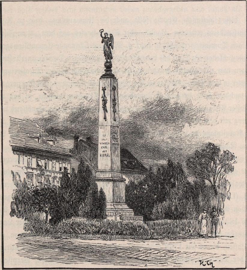 Illustration Kopal-Denkmal in Znaim