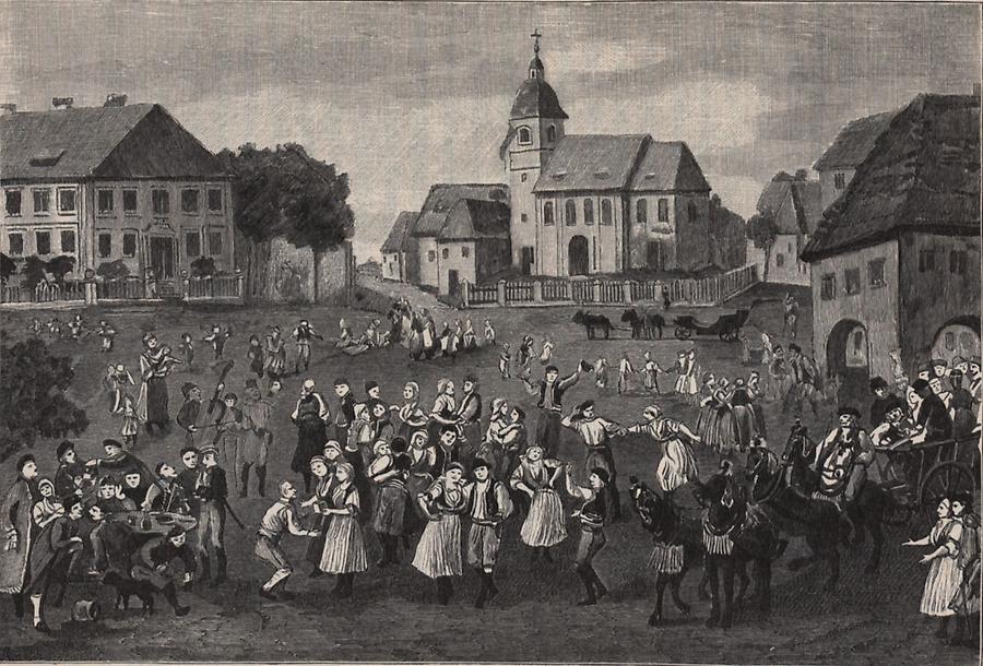 Illustration Althannakische Hochzeit