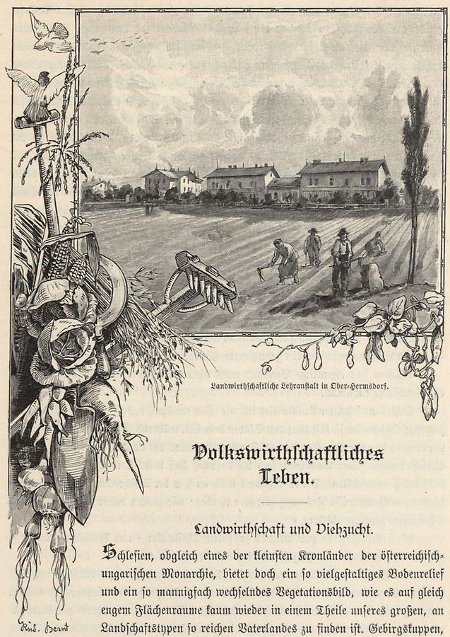 Illustration Lehranstalt in Ober-Hermsdorf