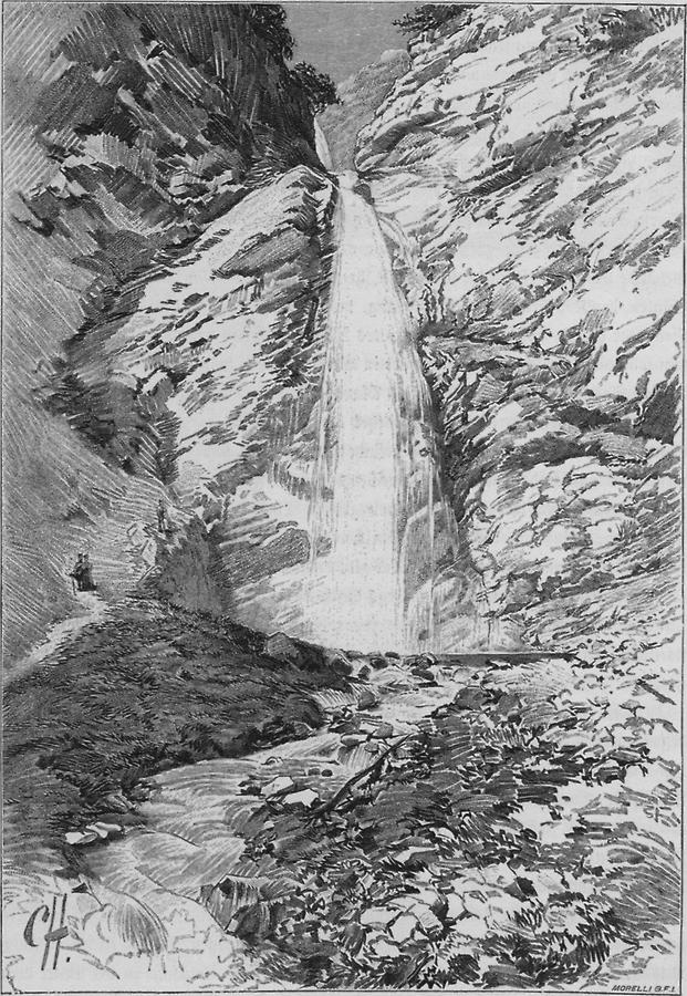 Illustration Suttoer Wasserfall