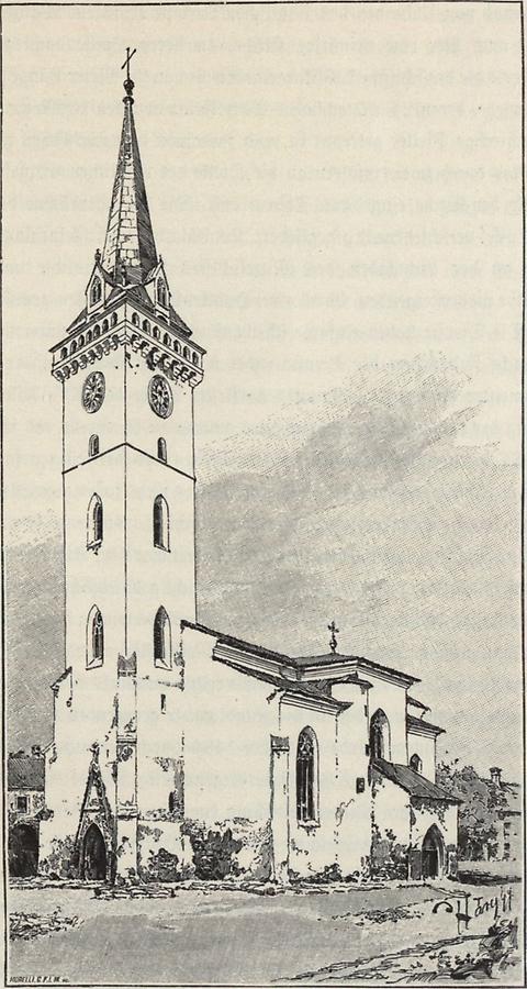 Illustration Pfarrkirche zu Klein-Zeben