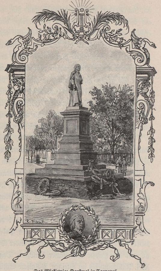 Illustration Mickiewicz-Denkmal