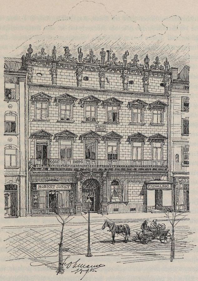 Illustration Sobieski-Haus in Lemberg