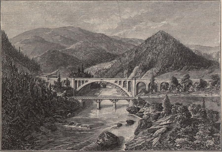 Illustration Pruthbrücke bei Jaremeze