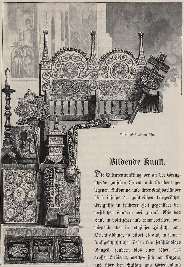 Illustration Altar- und Kirchengeräte