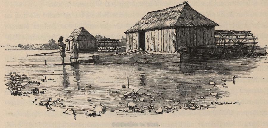 Illustration Schiffmühlen im Pruth
