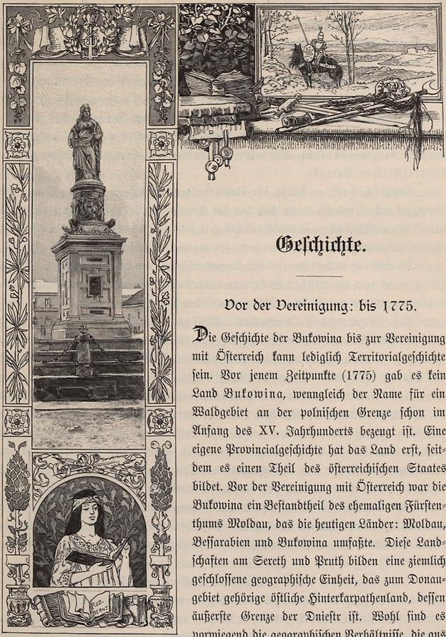Illustration Austria-Denkmal in Czernowitz