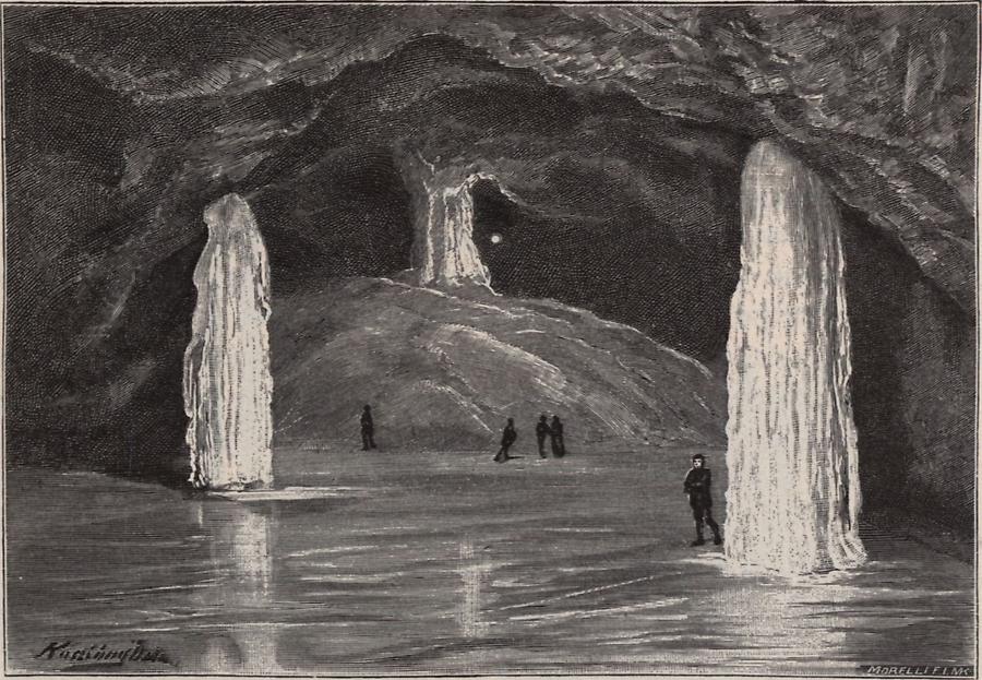 Illustration Eishöhle zu Dobschau