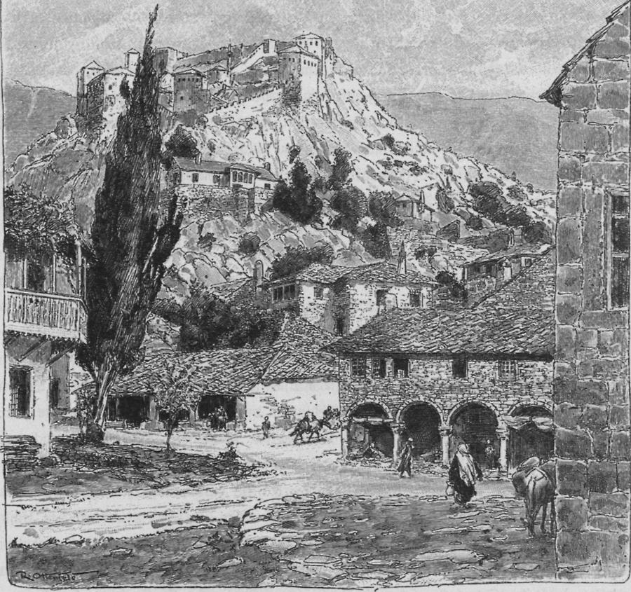 Illustration Stadt Stolac