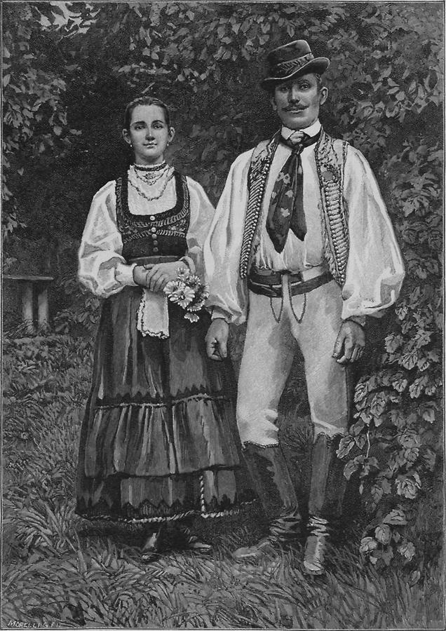 Illustration Szekler Brautpaar