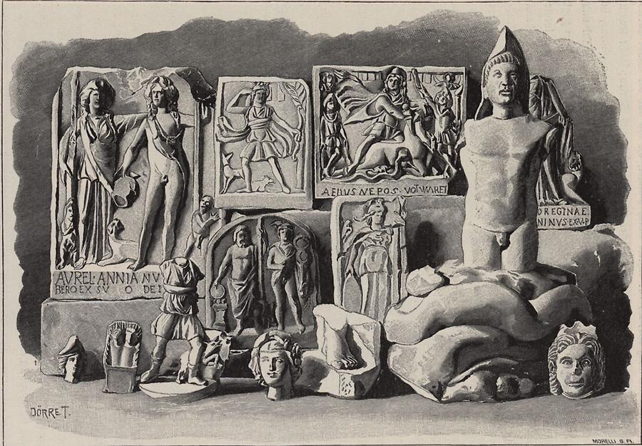 Illustration Römische Skulpturen