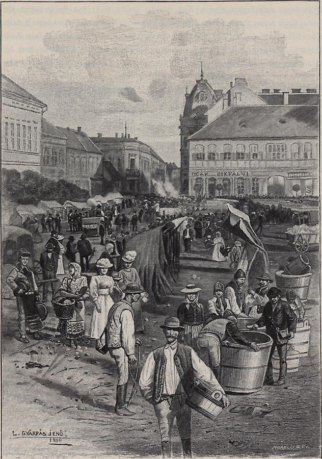 Illustration Markt zu Sepsi-Szent-György