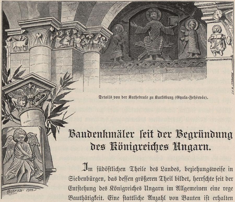 Illustration Kathedrale zu Karlsburg