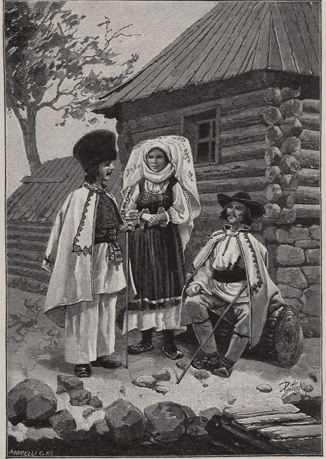 Illustration Rumänen aus der Hatßeger Gegend