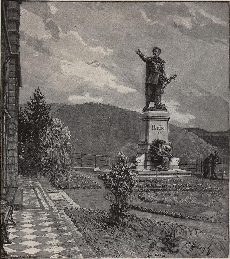 Illustration Petöfi-Denkmal in Schäßburg