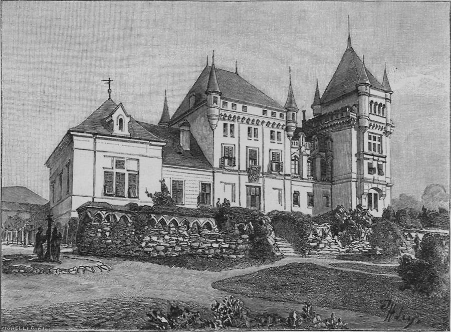 Illustration Schloss Öralja-Boldogfalva