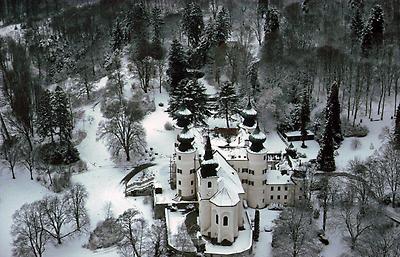 Schloss Artstetten aus der Vogelperspektive, © Alfred Havlicek