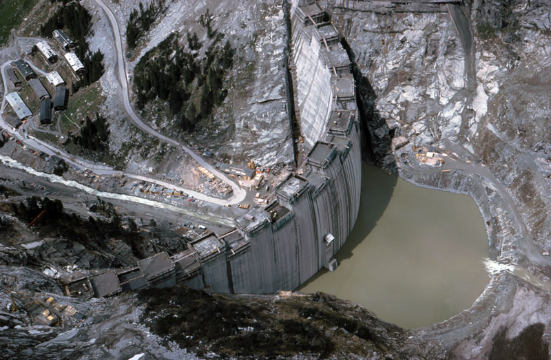 Speicher Zillergründl, Baustelle