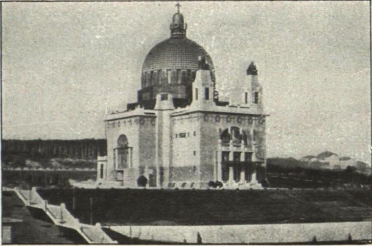 Illustration Kirche auf dem Steinhof von Wagner