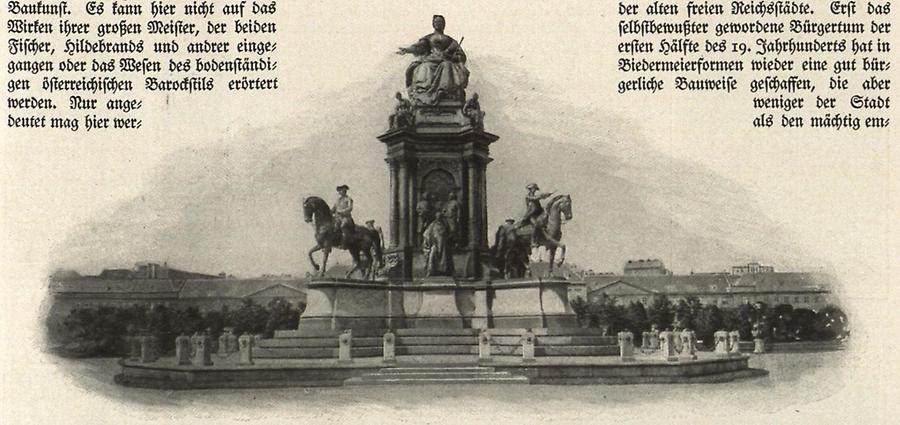 Illustration Maria Theresia-Denkmal