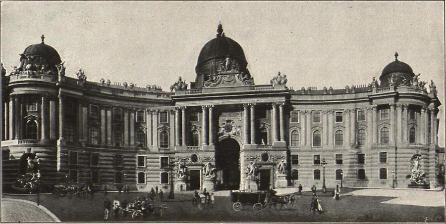 Illustration Michaelertrakt der Hofburg