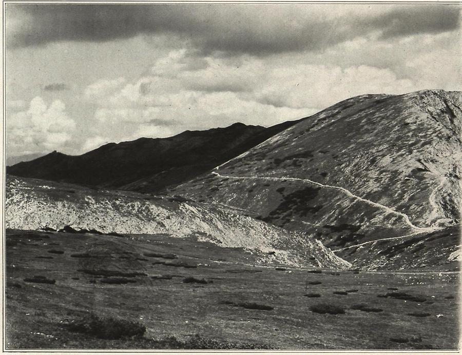 Illustration Panorama des Rax-Plateaus mit dem Erzherzog Karl-Ludwig-Schutzhause