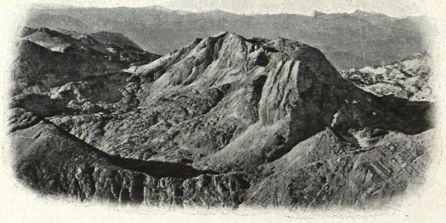 Illustration Über die Felsenwüste des 'Toten Gebirges' von Hinterstoder nach Aussee