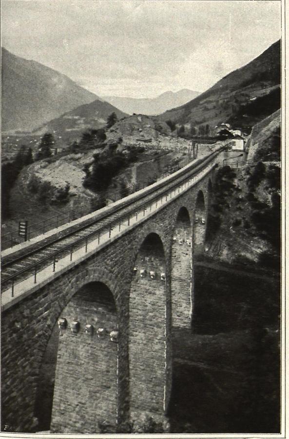 Illustration Tauernbahn. Rottauer Viadukt Kolbnitz