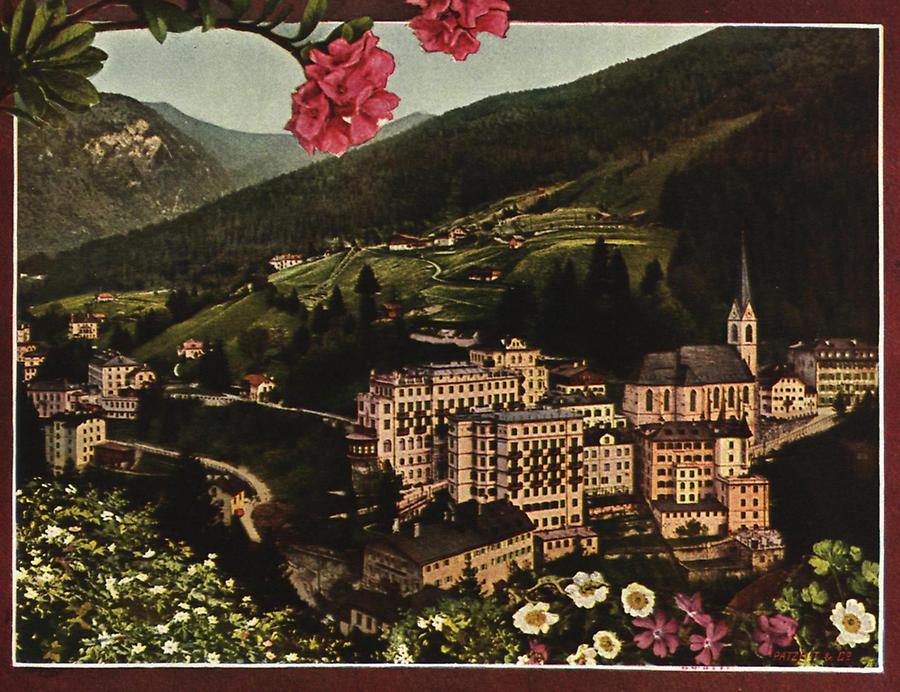 Illustration Badgastein gegen das Böcksteiner Tal