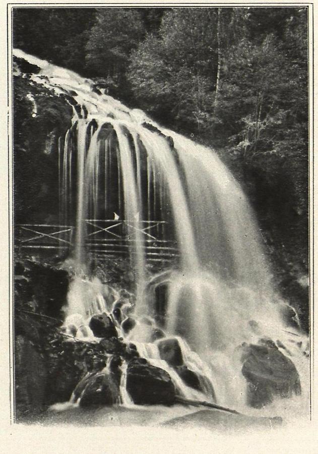 Illustration Wasserfall in der Bärenschlucht