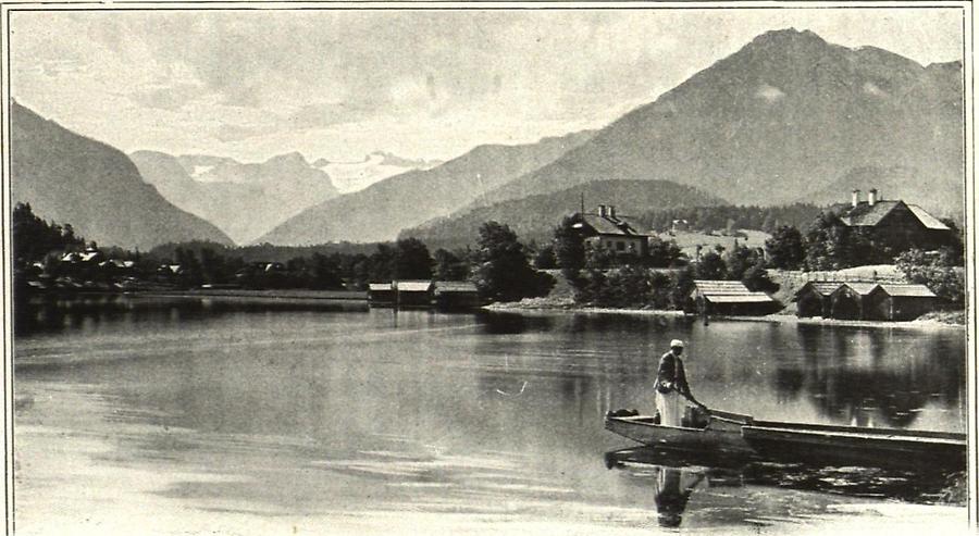 Illustration Altaussee: Altausseer See mit Blick auf den Dachstein