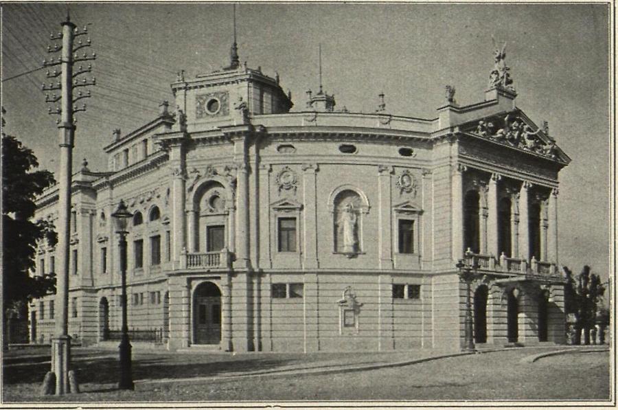 Illustration Laibach Slowenisches Theater