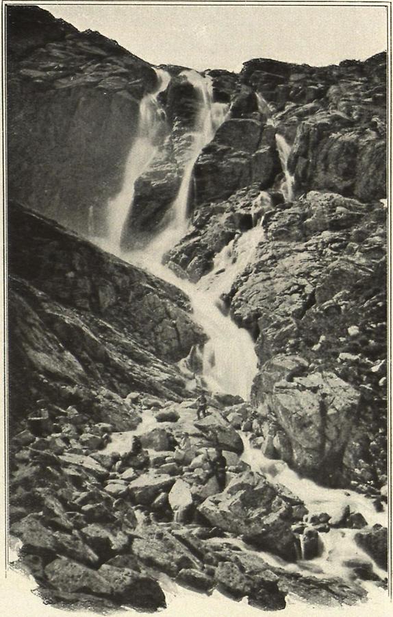 Illustration Tatra: Wasserfall
