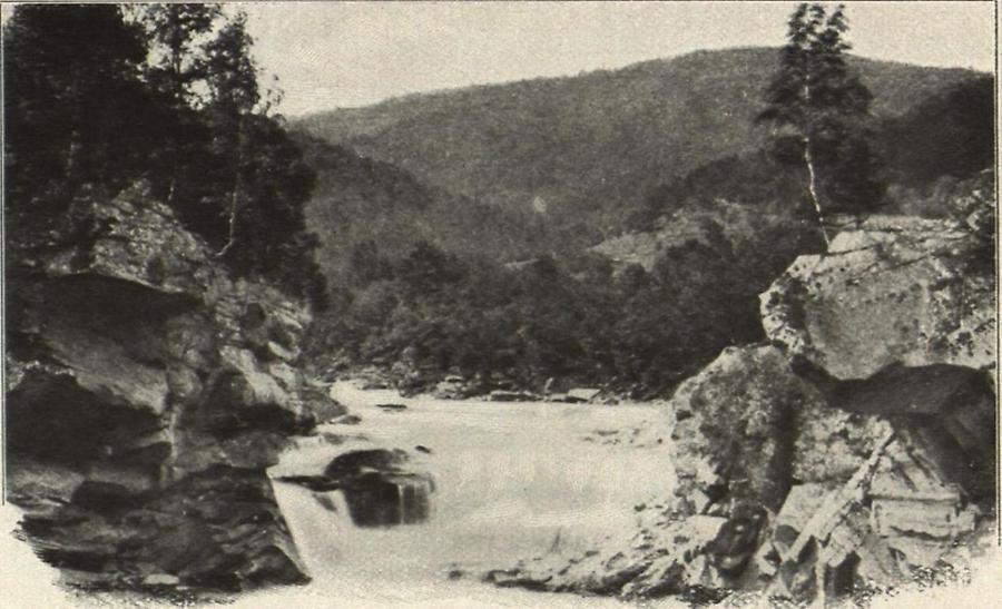 Illustration Wasserfall des Pruth