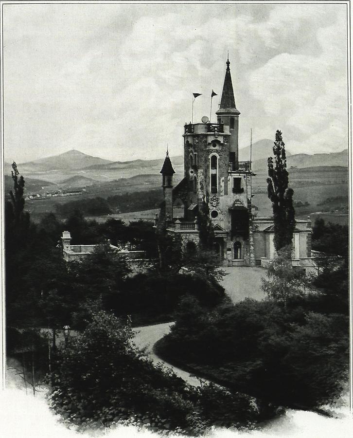 Illustration Blick von der Franz Josef-Warte bei Teplitz