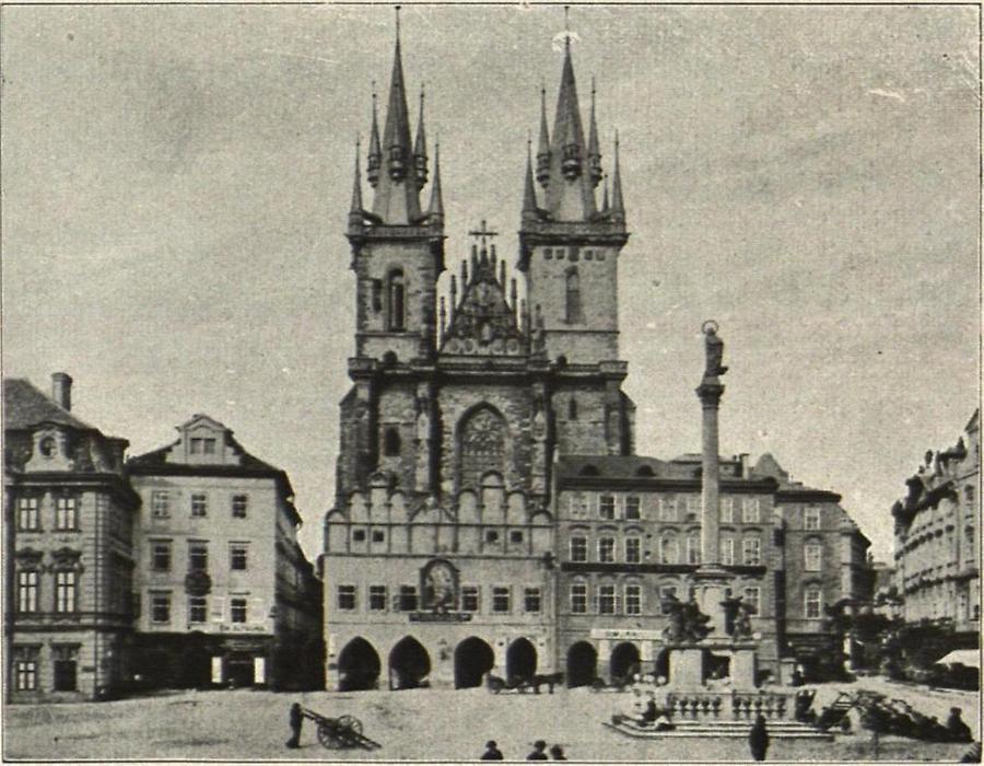 Illustration Prag: Teynkirche