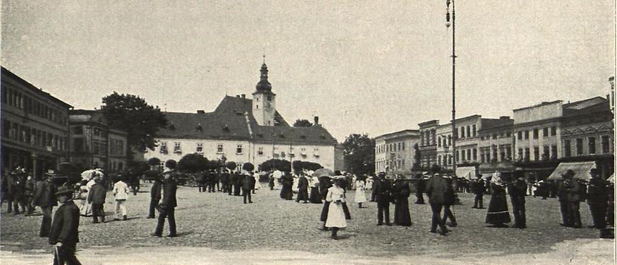 Illustration Friedek: Hauptplatz