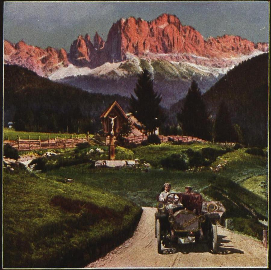 Illustration Rosengarten bei Bozen