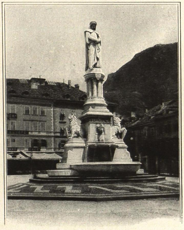 Illustration Bozen: Denkmal Walthers von der Vogelweide