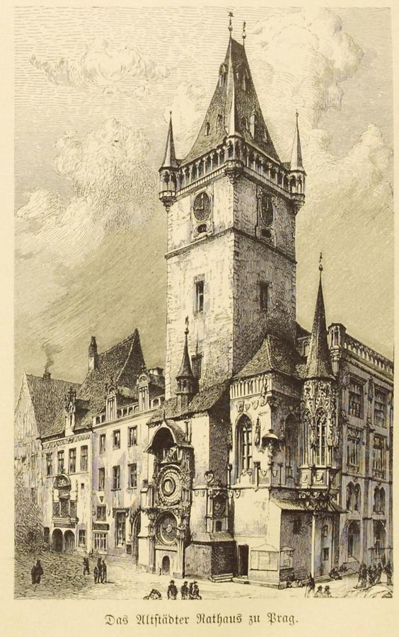 Illustration Das Altstädter Rathaus zu Prag