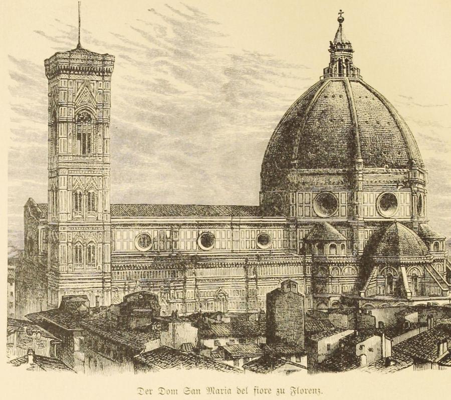 Illustration Der Dom San Maria del fiore zu Florenz