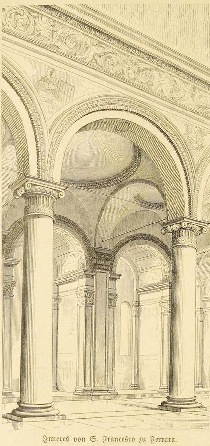 Illustration Inneres von San Francesco zu Ferrera